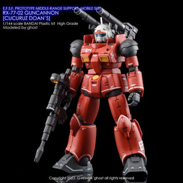 G-Rework CD-HCU01 Premium Decal for HG Rx-77-02 Guncannon Cucuruz Doan`S